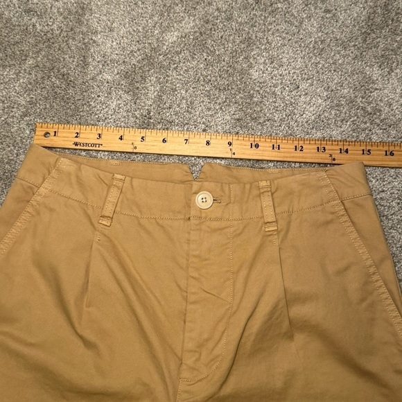 Alex Mill Women's Boy Pleated Chino Pants in Light Khaki Tan Brown Size 6 NWOT - Picture 7 of 10